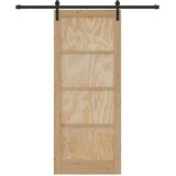  Klizna vrata Prirodna i crna 86 x 211 cm Masivna borovina - Prirodna i crna 86 x 211 cm 183 cm | shoptok.hr