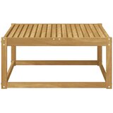  otoman Čvrsto drvo akacije Bijela 79 x 79 x 37 cm | shoptok.hr