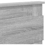  Konstrukcija postelje z vzglavjem Siva Sonoma 200 x 200 cm, (5000104443) | Shoptok.si