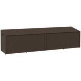  Vrtna kutija za pohranu smeđa 220x50x58 cm poli ratan Cijene
