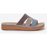 EVENTO Boto Comfortable Women's Slippers Beige-Blue Oxena | Eponuda.ba