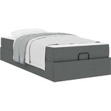 vidaXL krevetna konstrukcija tamno siva 100 x 200 cm tkanina | shoptok.hr