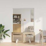  Vrata za pse s postoljem 2 pcs Hrast sonoma 80 x 60 cm | shoptok.hr
