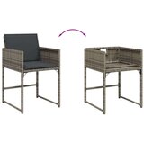  5-dijelni vrtni blagovaonski set sivi od poliratana | shoptok.hr