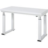 RAU Delovna miza z električno nastavitvijo višine, plošča iz trdega laminata, nosilnost 600 kg, ŠxG 1250 x 700 mm | Shoptok.si