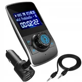 5V1 FM avto oddajnik bluetooth 2x USB polnilec 12-24V mikroSD, (20385876)