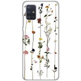  Silikonska maska za Samsung A515F Galaxy A51 Flower Print Skin bela Cene