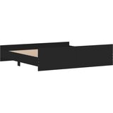 vidaXL Okvir kreveta s uzglavljem i podnožjem crni 200 x 200 cm | shoptok.hr