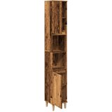 vidaXL Kupaonski ormarić staro drvo 30x30x190 cm konstruirano drvo | shoptok.hr