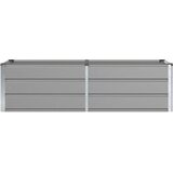  Cvetlično korito Svetlo siva 160 x 80 x 45 cm Jeklo, (5000207426) | Shoptok.si