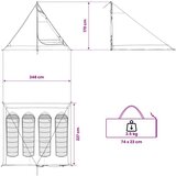 Šator za planinarenje Zelena 4 osobe - Zelena 4 osoba | shoptok.hr