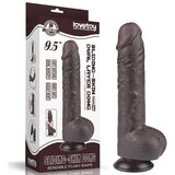 Lovetoy 2024 Dildo Lovetoy Sliding Skin Dual Layer Black 9,5'' | Shoptok.si