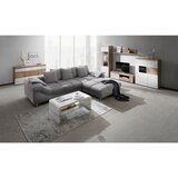 CARRYHOME sedežna garnitura, tkanina siva, srebrne barve | Shoptok.si