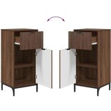 vidaXL Komplet pohištva za kopalnico s predalom 3 pcs Rjavi hrast | Shoptok.si