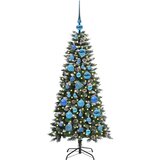 vidaXL Umestno božično drevo med 150 LED Zelena 50 x 50 x 120 cm | Shoptok.si