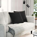  Jastučići za sofu 2 pcs Crna 45 x 45 cm Kordura tekstil | Eponuda.com
