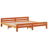  Okvir kreveta bez madraca voštano smeđi 200x200 cm od borovine | shoptok.hr