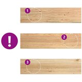  Prozorske klupice 2 kom 100x30x2 cm netretirane masivne hrast | shoptok.hr