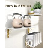 ZVZM 3x lesena stenska polica - 43×16×7,5 cm | Shoptok.si