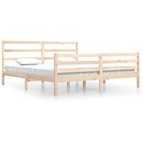Furnova Posteljni okvir iz trdne borovine 200x200 cm, (21942983) | Shoptok.si