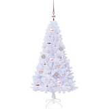 Umjetno božićno drvce Bijela 120 cm PVC i čelik | shoptok.hr