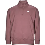 New Balance Puloverji Athletics 90's 1/4 Zip Mock Sweatshirt Bordo