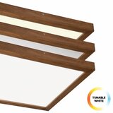  Brilagi-LED prigušiva svetiljka WOODY FRAME LED/50W/230V hrast 60x60 cm IP44 + daljinski upravljač | Eponuda.com