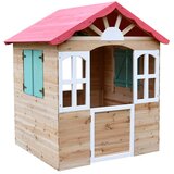 Kinder Home Dečija drvena kućica za igru na otvorenom - za dvorište i baštu, 115×102×129 cm | Eponuda.com