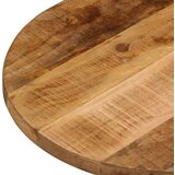 Stolna ploča 100x50x3 8 cm ovalna od masivnog grubog drva manga | shoptok.hr