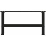  Noge za klub stolić crne 2 kom 70 x (30-31) cm čelik | Eponuda.com