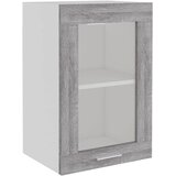 Viseći stakleni ormarić "Lyon" sivi sonoma 40x31x60 cm inženjerski drvo | Eponuda.com