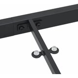  Stol za vrt Crna 200 x 80 x 73 cm Metal | shoptok.hr