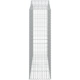  Lučne gabionske košare 8 kom 200x50x160/180cm pocinčano željezo | shoptok.hr