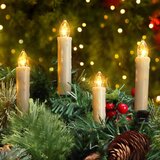 ZIYOUDOLI 40x LED sveča za božično drevo z daljincem | Shoptok.si