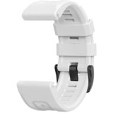 Onasi Silikonski pašček za uro 22 mm - Quick Fit - Fenix 5 / 6 - bel Cene
