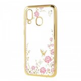 Nillkin Silikonski ovitek z rožicami za Samsung Galaxy S20 Ultra G988 - zlat | Shoptok.si