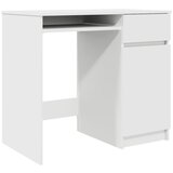 Maison Chic Pisalna miza - pisarniška miza - Računalniška miza bela 86x49x76 cm inženirski les, (21785528) | Shoptok.si