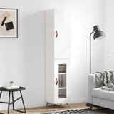  Visoka komoda sjajna bijela 34,5x34x180 cm konstruirano drvo | shoptok.hr