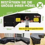 ENZENO L-prevleka za vrtno kotno garnituro 255×255×87cm | Shoptok.si