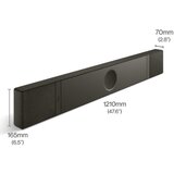 Kef XIO Soundbar v skrilavem crnu | Shoptok.si