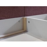 Bobochic Paris Rožnata oblazinjena zakonska postelja s prostorom za shranjevanje z letvenim dnom 160x200 cm Garance – | Shoptok.si