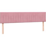  s oprugama i madracem ružičasti 180x210 cm baršunasti | shoptok.hr