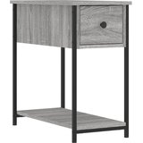 Maison Chic Nočna omarica - Nočna miza siva sonoma 30x60x60 cm inženirski les, (21689979) | Shoptok.si