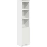 vidaXL Visoka ploča bijela 37,5x35x180 cm izrađeno drvo | shoptok.hr
