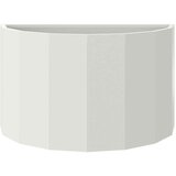  Cvetlično korito Bela 60 x 30 x 35 cm Jeklo, (5000207724) | Shoptok.si