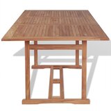  Vrtni stol 180 x 90 x 75 cm masivna tikovina | shoptok.hr