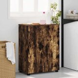 vidaXL kopalniška omarica s polico dimljeni hrast 60 x 35 x 80 cm | Shoptok.si