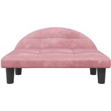 vidaXL Krevet za pse ružičasti 70x52x30 cm baršunasti | shoptok.hr