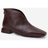 Boto Women's ankle boots with delicate heel chocolate Elvienne | shoptok.hr