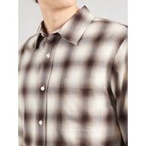 Levi's Srajca 'DUBOCE' čokolada / kaki / bela | Shoptok.si